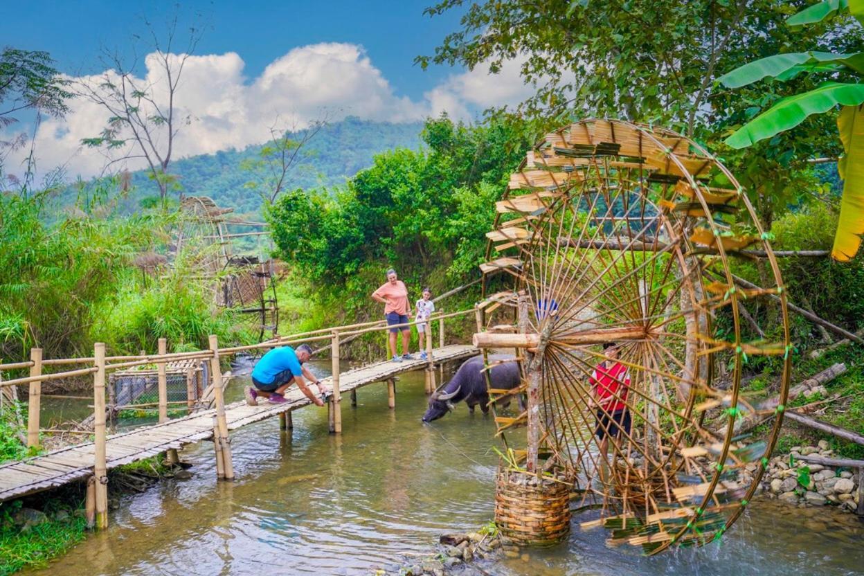 Oh Pu Luong Homestay Huong Ba Thuoc Exteriér fotografie