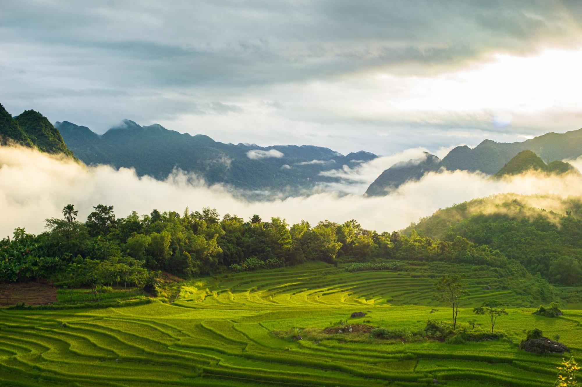 Oh Pu Luong Homestay Huong Ba Thuoc Exteriér fotografie